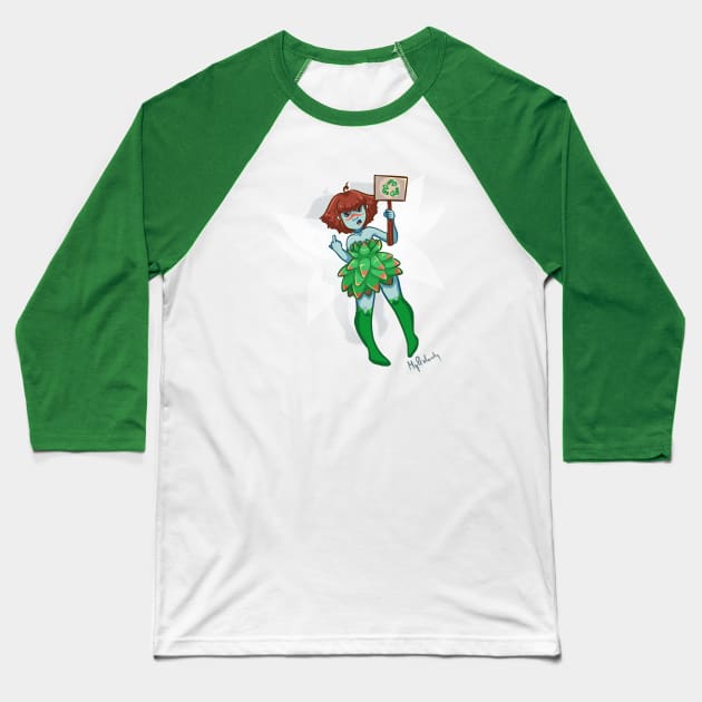 Badass Eco Fairy Baseball T-Shirt by myprofanity
